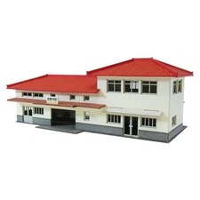Sankei 1/220 Station Building-3 Paper Craft