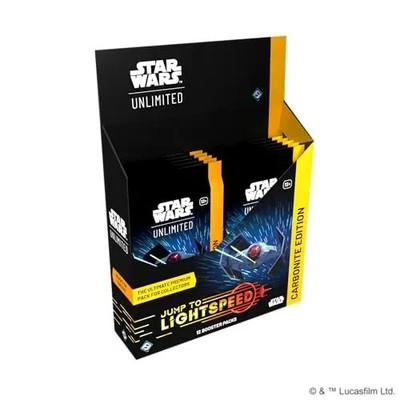 Star Wars Unlimited Jump To Lightspeed Carbonite Edition Booster Box - SEALED