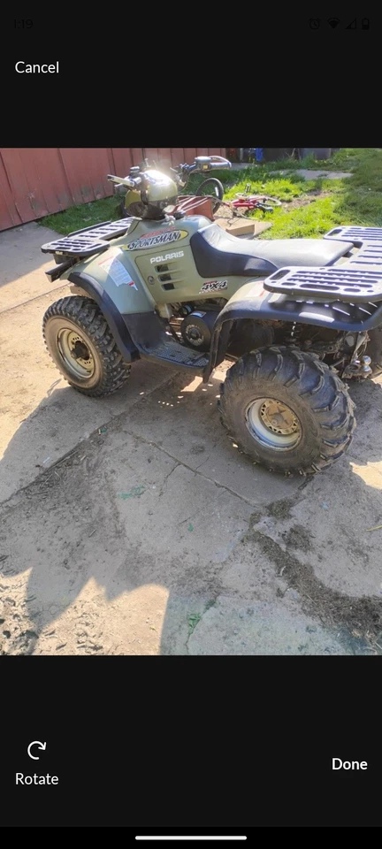 2002 polaris sportsman 500 4x4 ho - Image 2 of 4