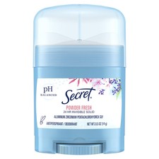 Secret Antiperspirant  Deodorant 24 Hour Invisible Solid Powder Fresh 0.5 Ounce