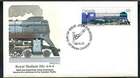 Canada 1986 Fleetwood Cachet FDC: 68¢ Cdn Locomotive Royal Hudson HIc - Sc 1121