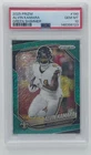 2025 Panini Prizm Football Green Shimmer Alvin Kamara #190 PSA 10