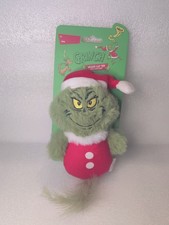Dr.Suess The Grinch Who Stole Christmas Kicker Cat Toy with Catnip Inside NEW
