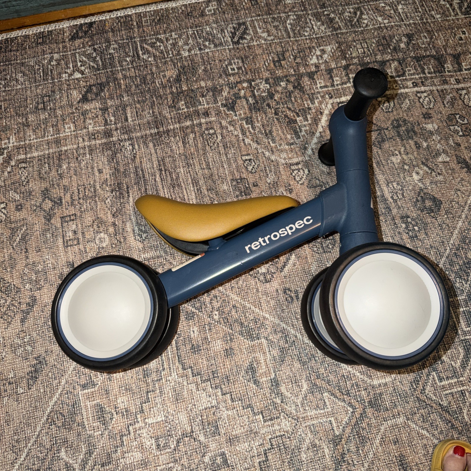 Retrospec Cricket Mini 6" Kids' Balance Bike - Blue Ridge - 