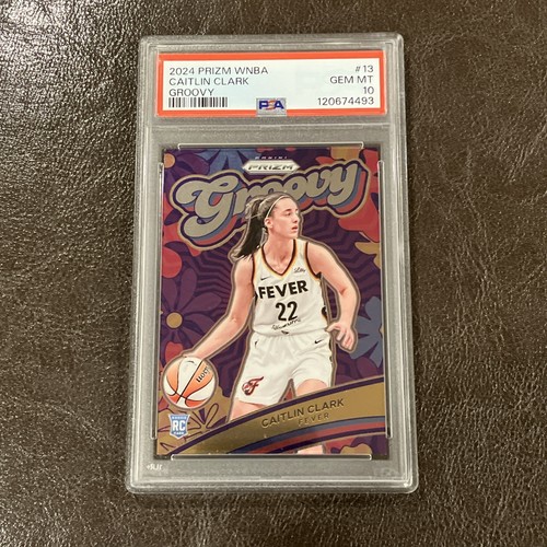 2024 Panini Prizm WNBA - Groovy Caitlin Clark #13 (RC) PSA 10 Gem Mint