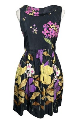 Corey Lynn Calter Women s Size 8 Retro 50's Floral Lined Dress