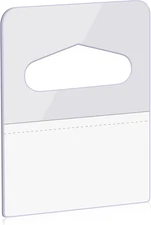 Prudiut 400 Pcs Hang Tags Slot Hole Hang Tabs Self-Adhesive Hanging Tabs Heavy D