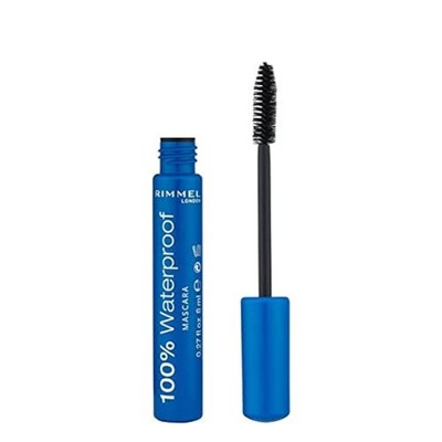 Rimmel 100% Waterproof Mascara Duo Pack, 001 Black