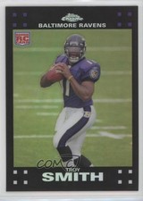 2007 Topps Chrome Refractor Troy Smith #TC169 qp4