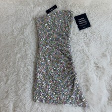 Lulus Multi-Colored Sequin Strapless Mini Dress
