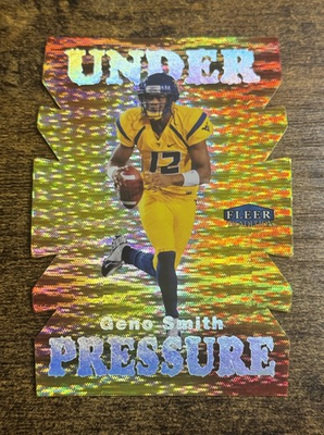 #ad 2013 Fleer Retro 1999 Tradition Under Pressure Geno Smith WVU Rookie RC SSP $20.00