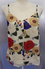Cabi Tank Top Womens Sz XS Victoria Floral Cami Lined Adjustable Straps 5911