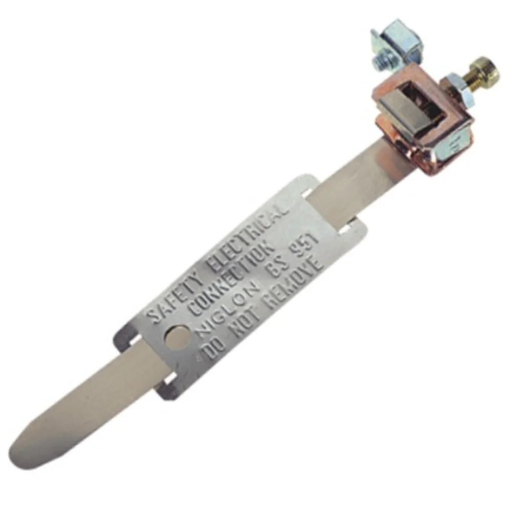 Silver Adjustable Earth Bonding Clamp 12-32mm Dry Lyvia Electrical 8840