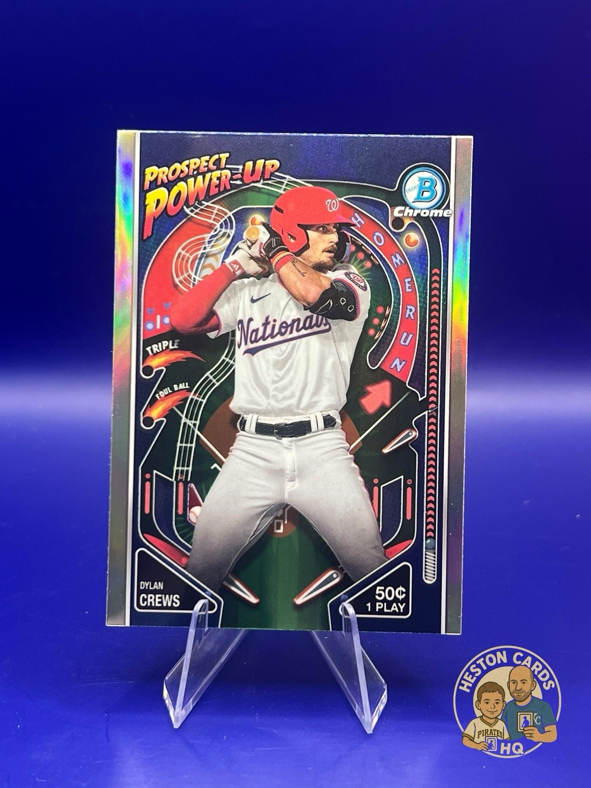 2024 Bowman Chrome Baseball #PP-10 Dylan Crews Prospect Power-Up Refractor