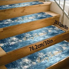 1/7/11pcs Non-Slip Stair Treads with Non-Skid Surface, 8"x30" 20x76cm Step C