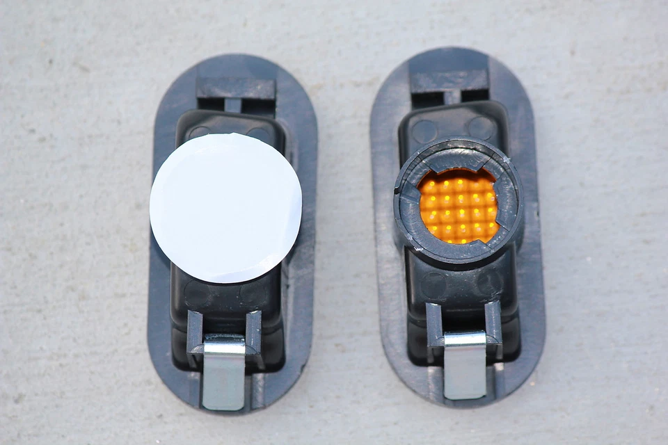 Marcadores laterales planos ámbar + colas de cerdo para 94-01 Acura Integra DC 92-95 Civic JDM  Foto 2 de 3