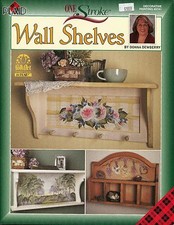One Stroke Wall Shelves Decorative Painting Book by Donna Dewberry