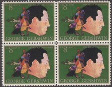 Scott # 1484 - George Gershwin - Block Of 4 - MNH -1973