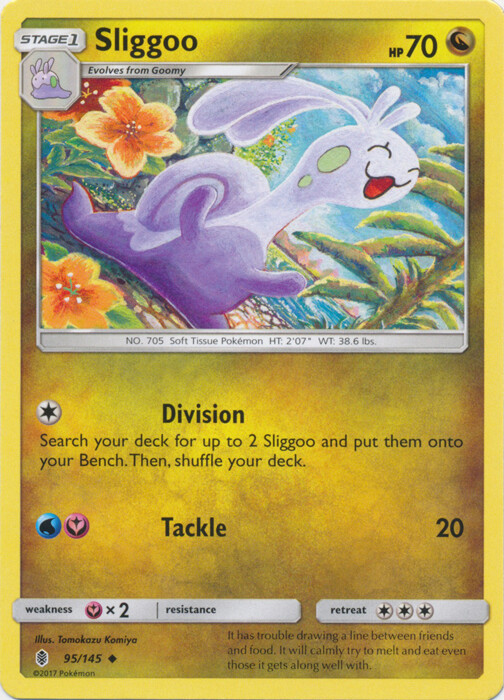 Pokemon Sliggoo - 95/145 - Uncommon NM-Mint Guardians Rising