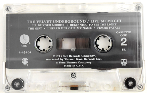 The Velvet Underground – Live MCMXCIII CASSETTE ONE (only) SIRE 1993 - Picture 6 of 7
