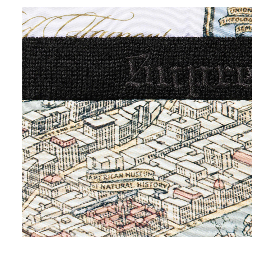 Supreme Silk Map Cardigan FW23 Black Large Brand New In Packaging