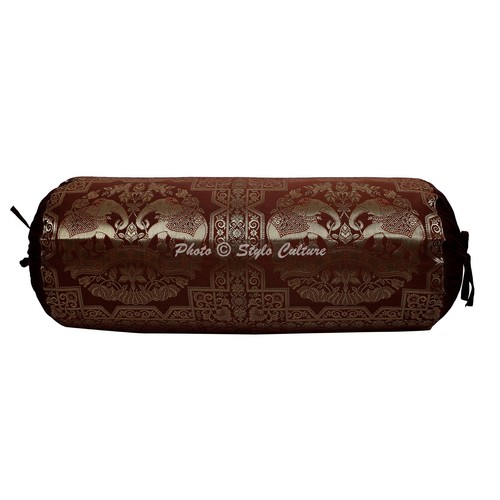 Tissu jacquard Sarong motif exotique fond lin - Made in france