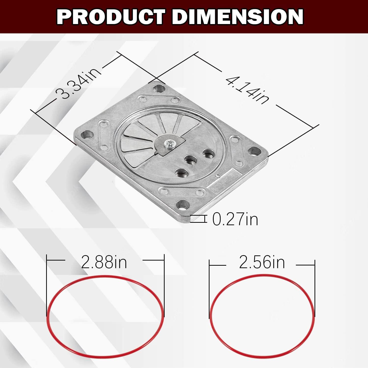 ZAC0032 Compressor Valve Plate Assembly for Craftsman, Devilbiss, Porter Cable