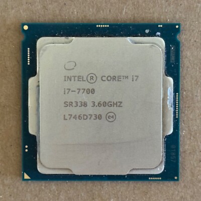 Intel Core i7-7700 3.60GHz 4-Core 8MB LGA 1151 Desktop CPU Processor (SR338)