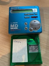 Sony MD MZ-R70 Walkman. Blue. Good condition - still functioning.