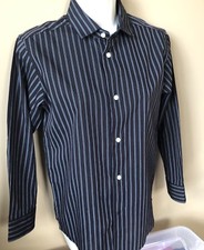Boys CHAPS Long Sleeve Button Down Shirt Holiday Casual Size M 10-12