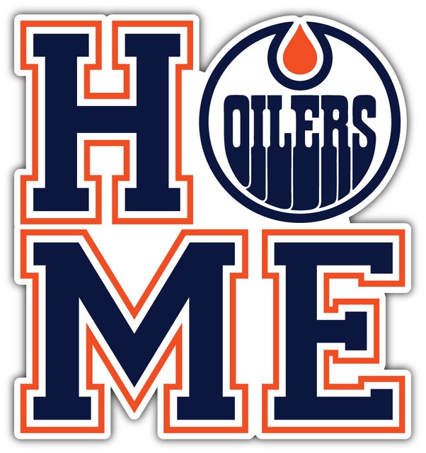 Edmonton Oilers Home NHL Sport Car Bumper Sticker Decal "SIZES" eBay