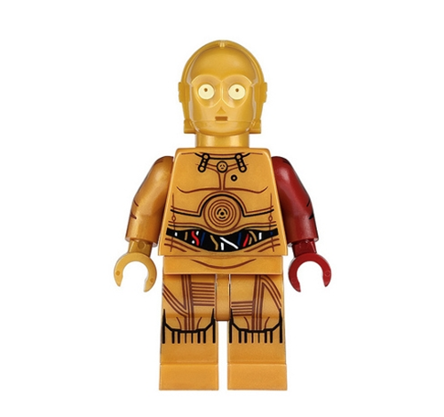 Lego C-3PO 5002948 Dark Red Arm Episode Star Wars Minifigure
