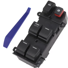 Master Window Switch Control Button Green for 2007-2011 Honda CR-V 35750-SWA-K01