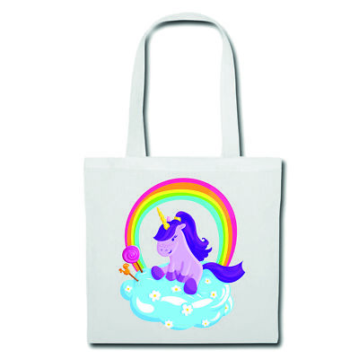 Tasche Beutel Baumwolltasche Einhorn Unicorn Fabelwesen Pferd Ziege Licorne Unic
