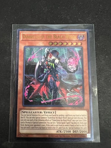 Diabellstar the Black Witch OP26-EN001 Ultimate Rare Near Mint Yugioh TCG