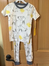 NWT Carter's Bunny and Chick Pajama Set Short Sleeve Long Pants Snug Easter Kid