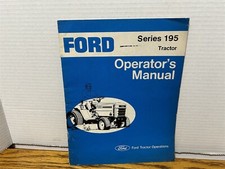 Ford Series 195 Tractor Operators Manual Se 3569 7774