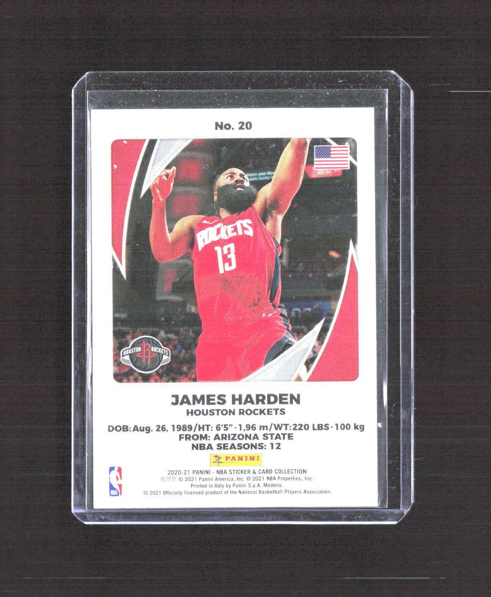 PANINI カリー　ハーデン 2020-21 Panini Mosaic Basketball Stained Glass Prizm #8