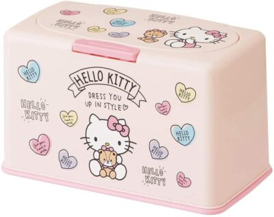 Face Mask Stocker Lift-up type 60 sheets storage Hello Kitty Doraemon Snoopy etc