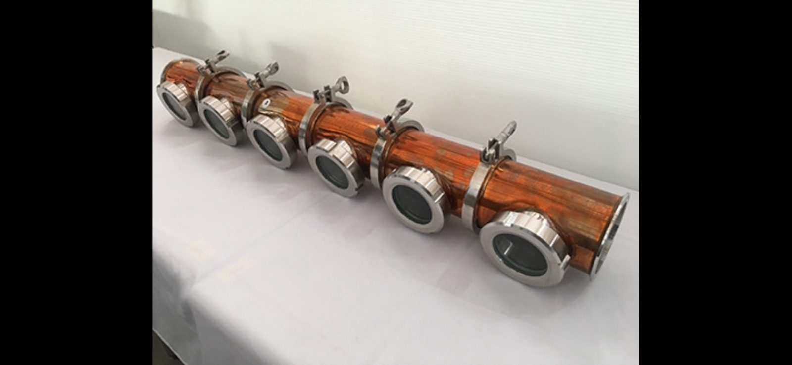 4” Copper Column (Flute) for Whiskey Still
