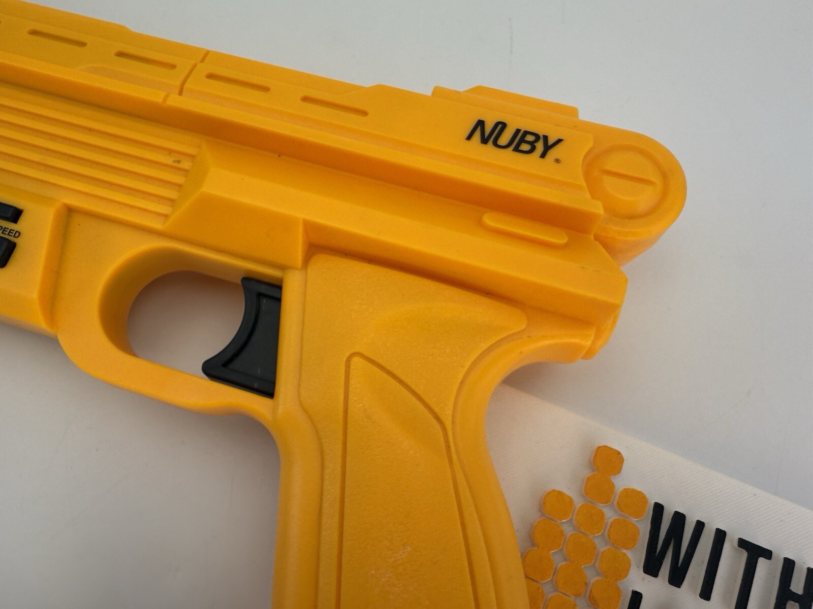 Nuby Pro Line The Heater Light Gun Sony Playstation 1 ps1 Tested Working Yellow