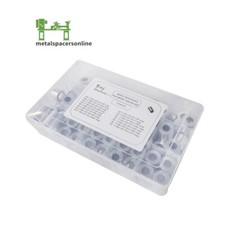 Aluminum Spacer Standoff Bushing Assortment Kit 1" OD x 1/2" ID (102 pcs)
