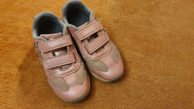 Geox Mädchen J Shuttle Girl A Sneaker, Pink (Rose/Silver) Gr. 35 EU ohne Blinkis