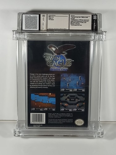 Twin Eagle New Nintendo NES Factory Sealed WATA Grade 9.4 A Mint Rare - Picture 2 of 3