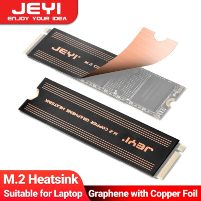 For Laptop PC  M.2 SSD Heat Sink Dual-Layer Graphene Copper Foil Cooler Radiator