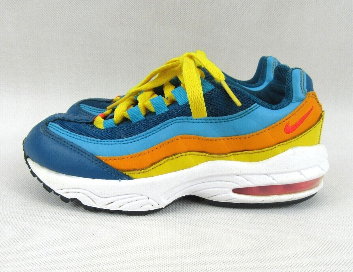 Nike Air Max 95 Green Abyss Flash Crimson Low Sneakers Size