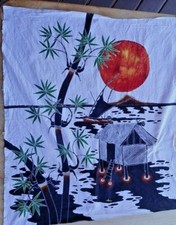 cloth print by Rloma, southeast Asia, vintage