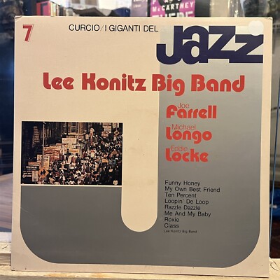 [JAZZ]~NM LP~LEE KONITZ BIG BAND~JOE FARRELL~MICHAEL LONGO~LOCKE~Europa Jazz #7