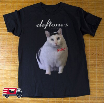 Hot Trend Deftones Around Black Cotton Size S-4XL Shirt Gift Funny PP1898
