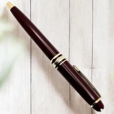 MONTBLANC Burgundy Red 116R Vintage Ballpoint Pen, From 1995.